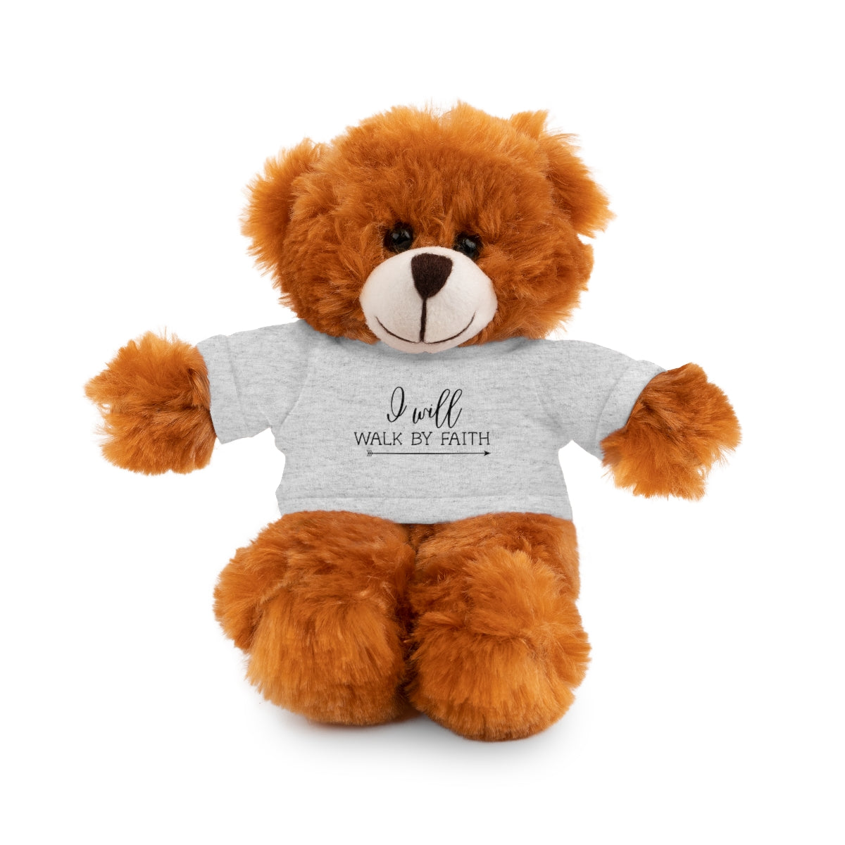 C- I Will Walk By Faith Stuffed Animals with Tee