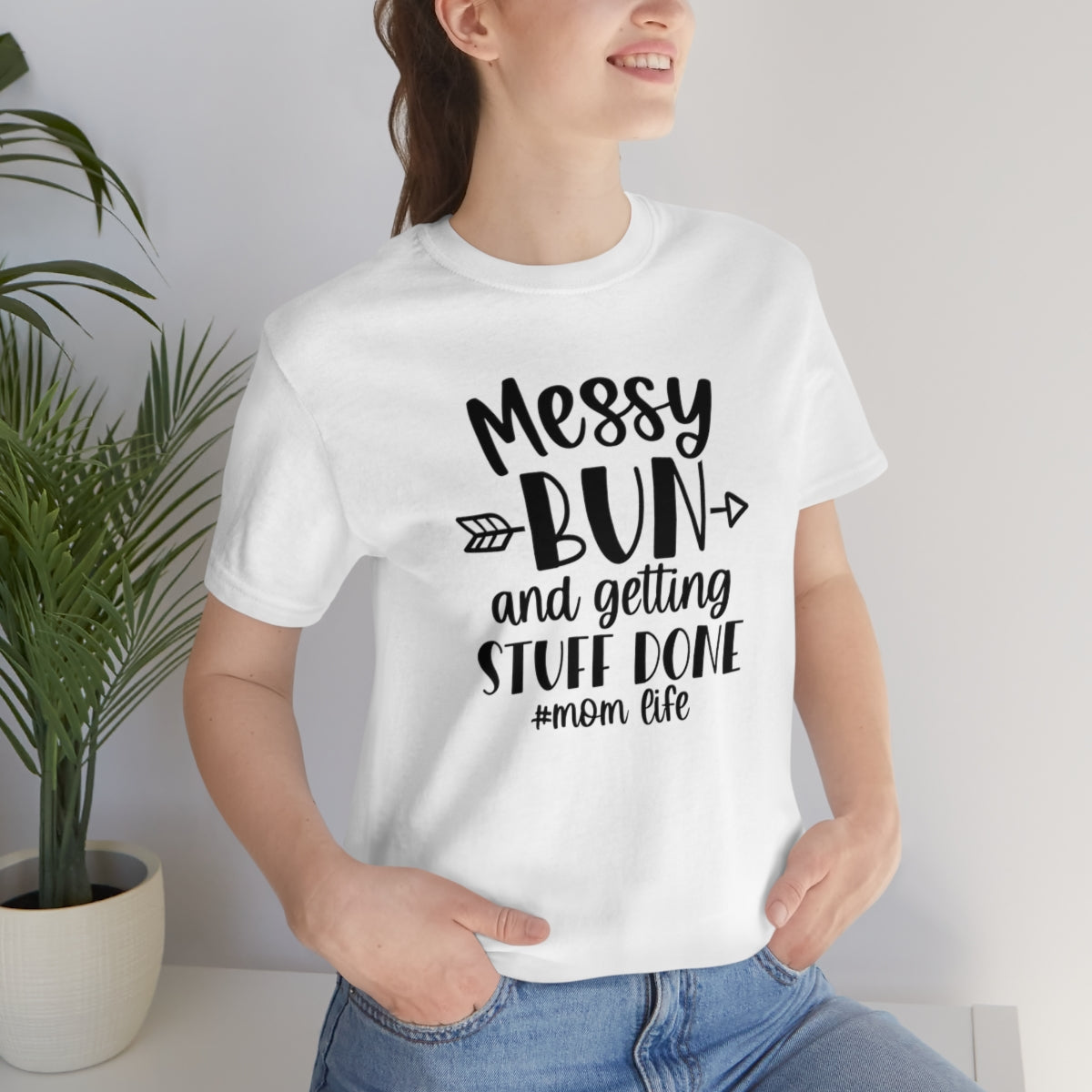 M- Messy Bun Tee