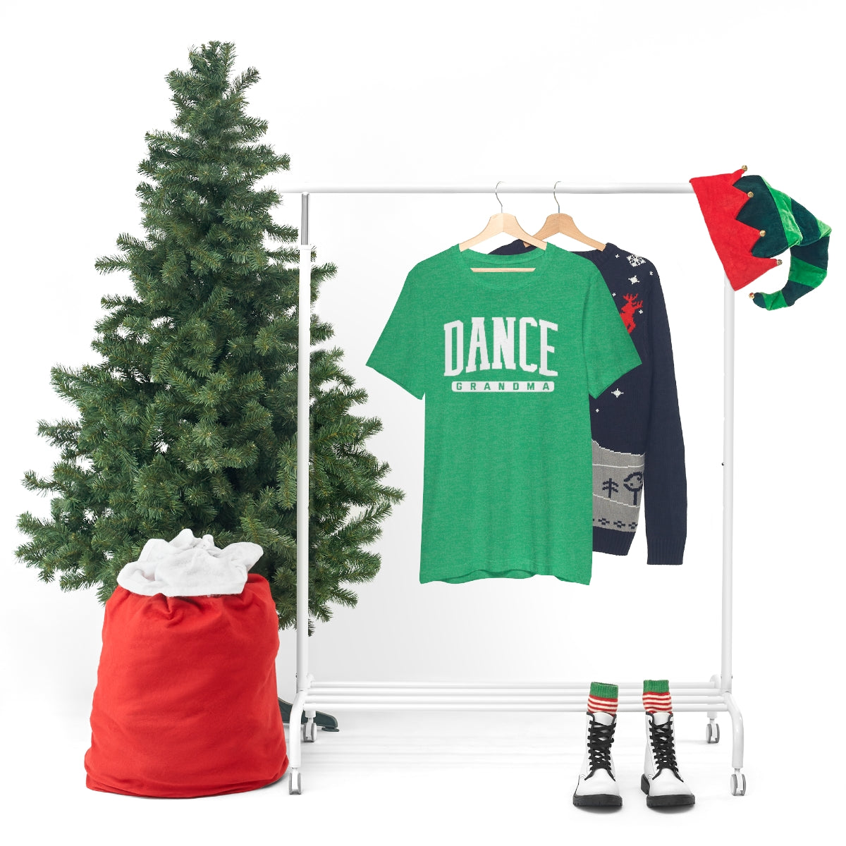 D- Dance Grandma White Font Tee