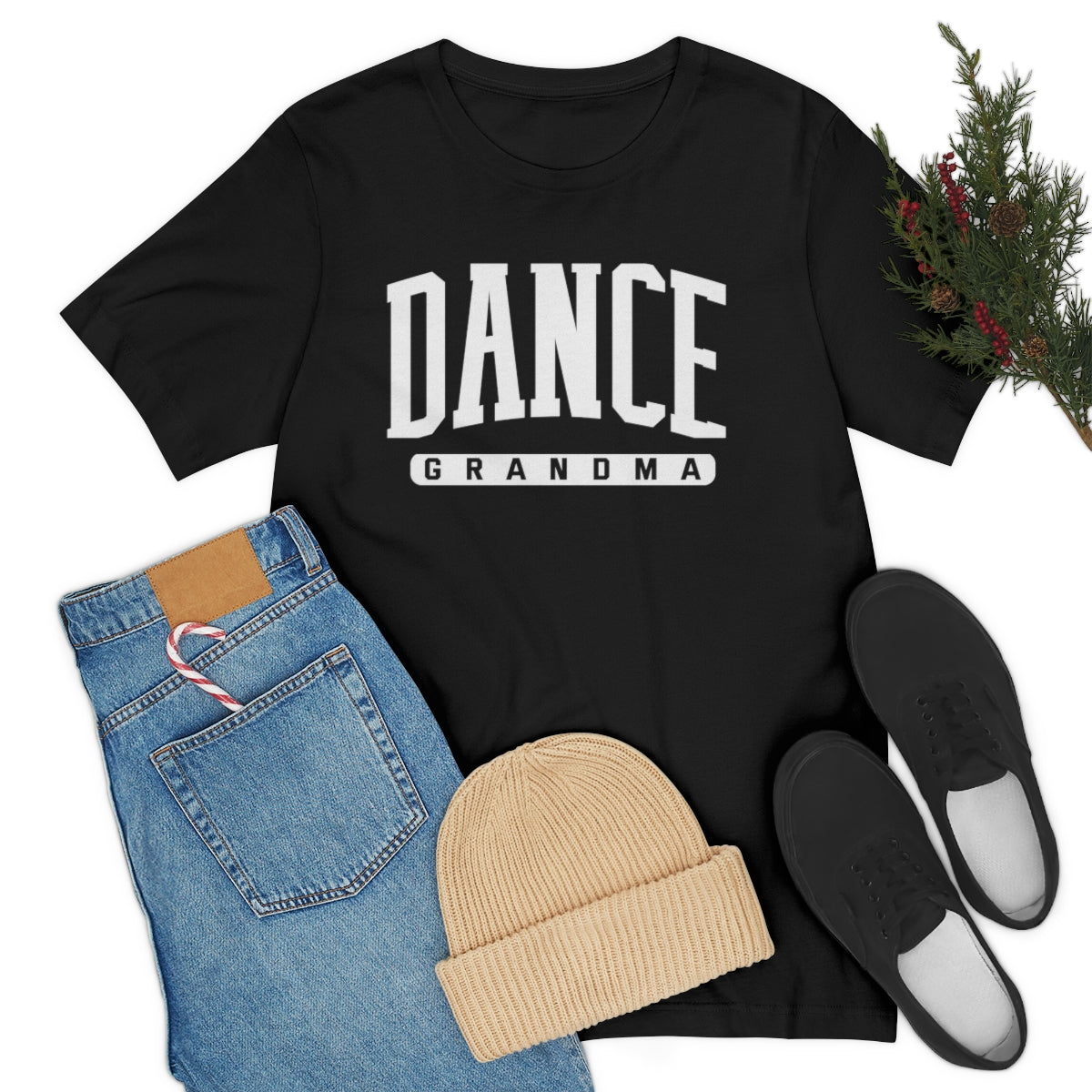 D- Dance Grandma White Font Tee