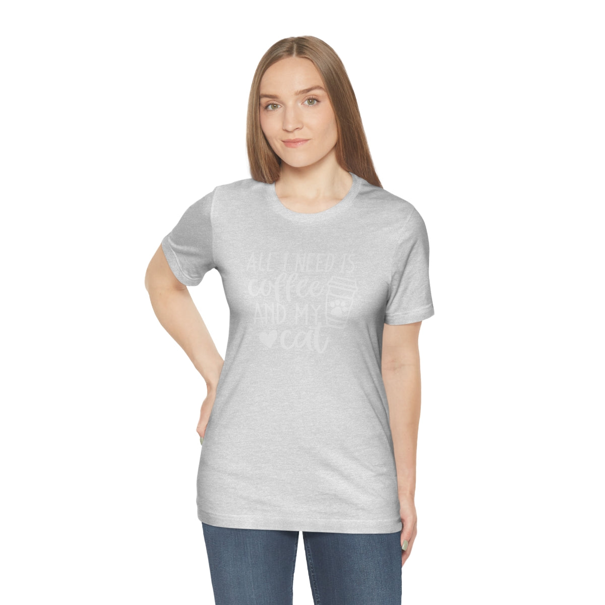 P- All I Need is Coffee and My Cat Tee