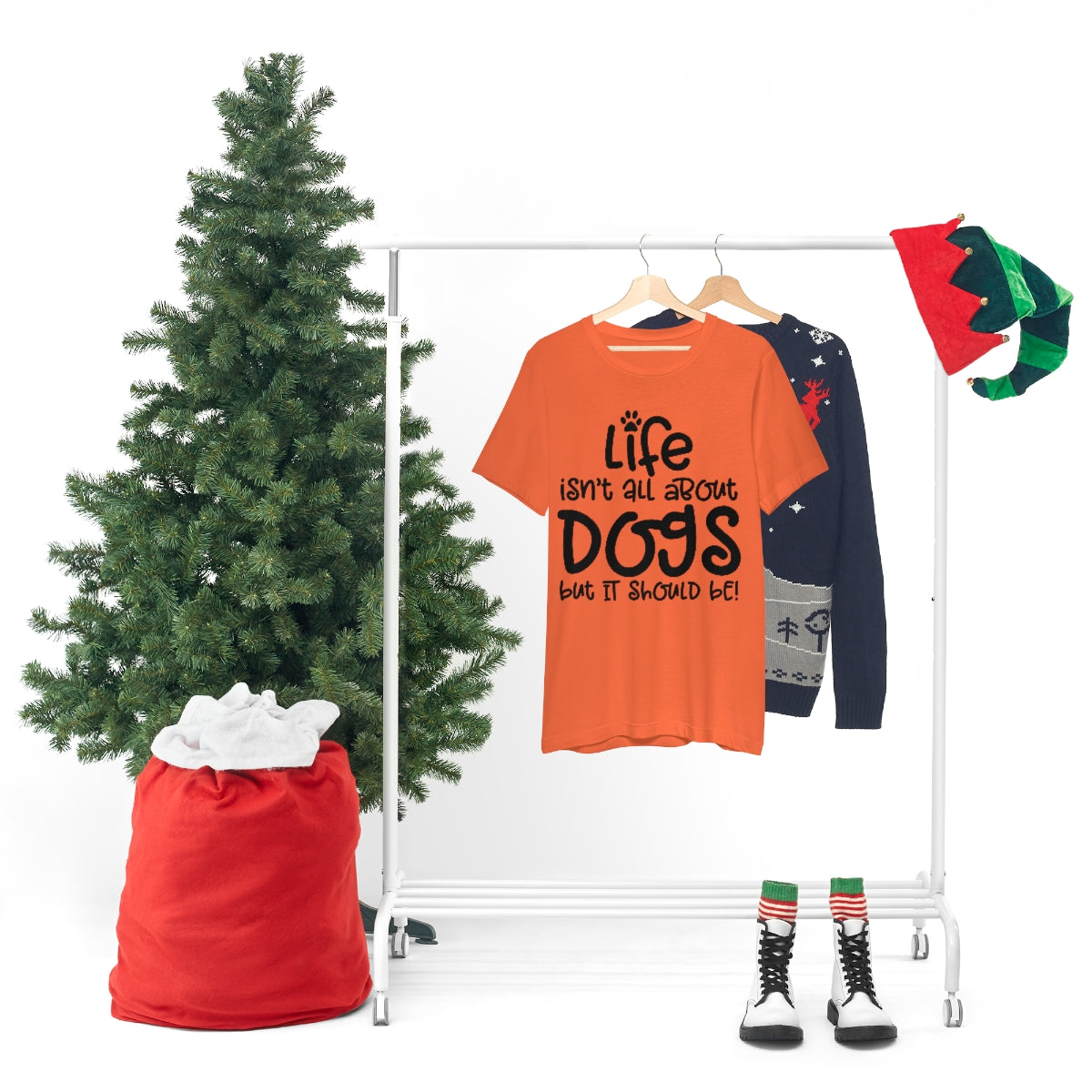 P- Life Isn't All About Dogs Tee