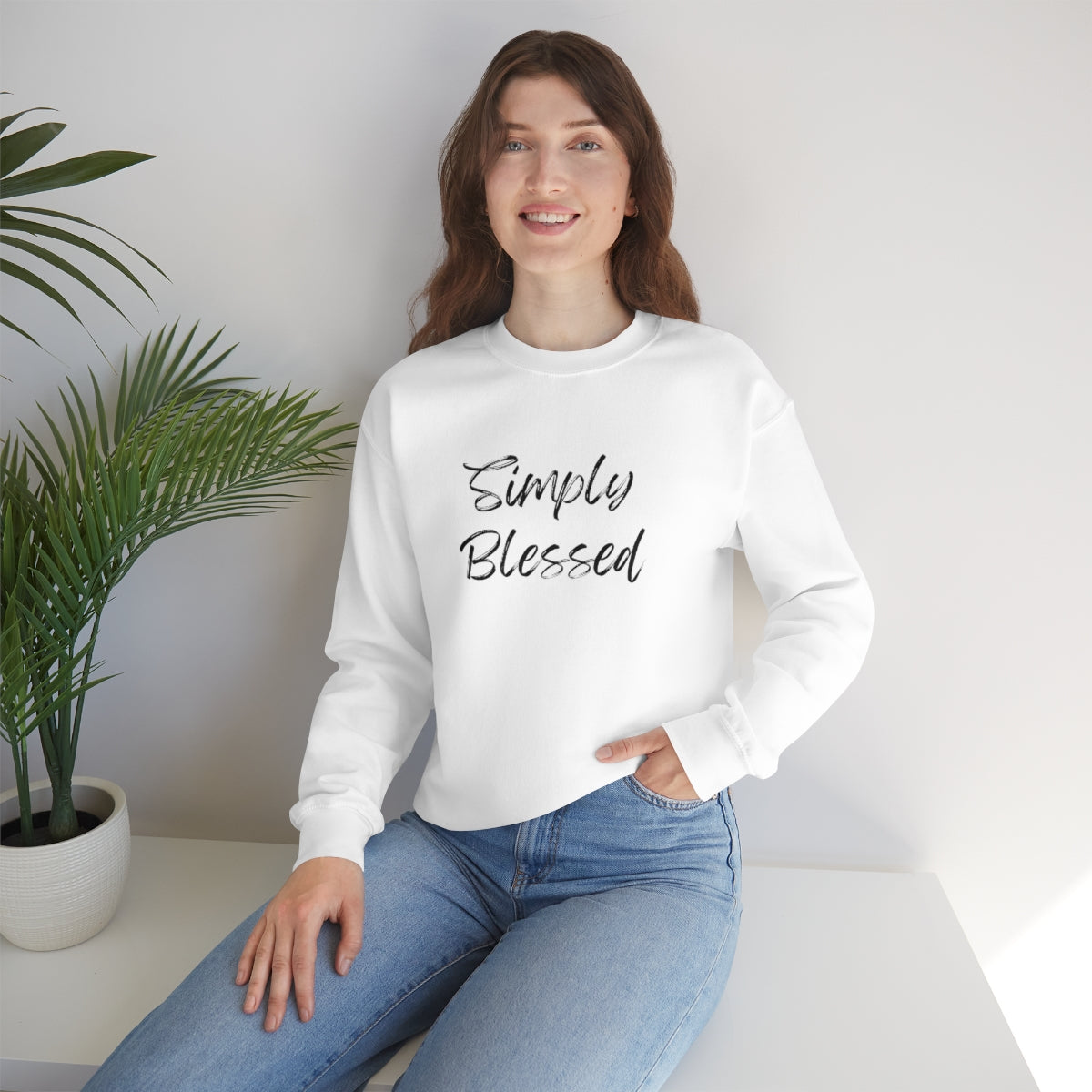 C- Simply Blessed Crewneck Sweatshirt