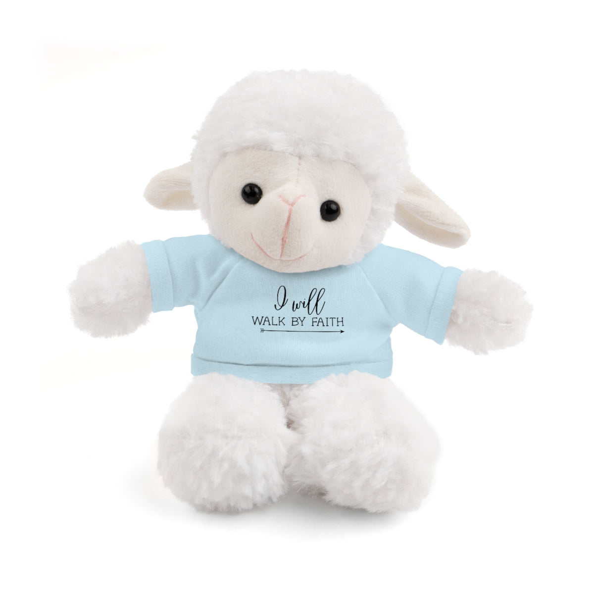C- I Will Walk By Faith Stuffed Animals with Tee