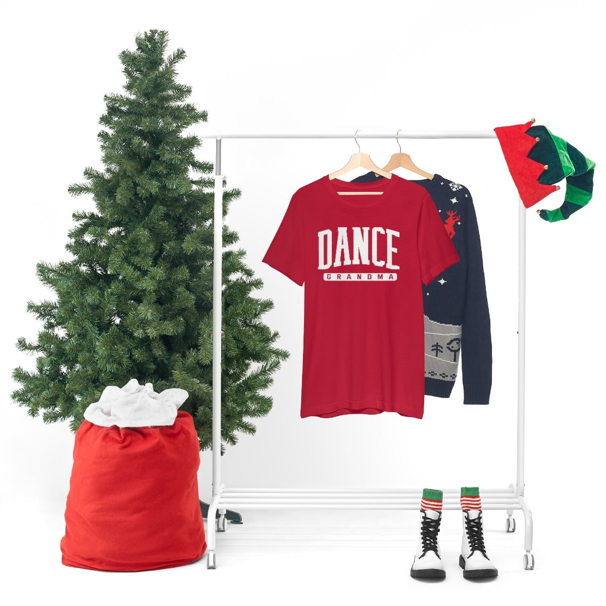 D- Dance Grandma White Font Tee