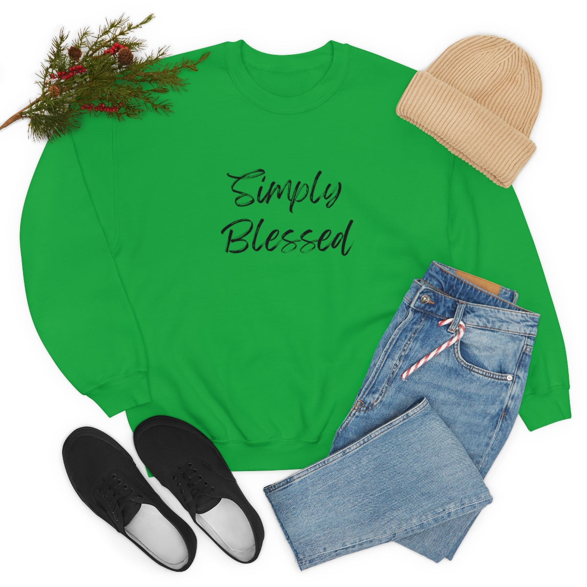 C- Simply Blessed Crewneck Sweatshirt