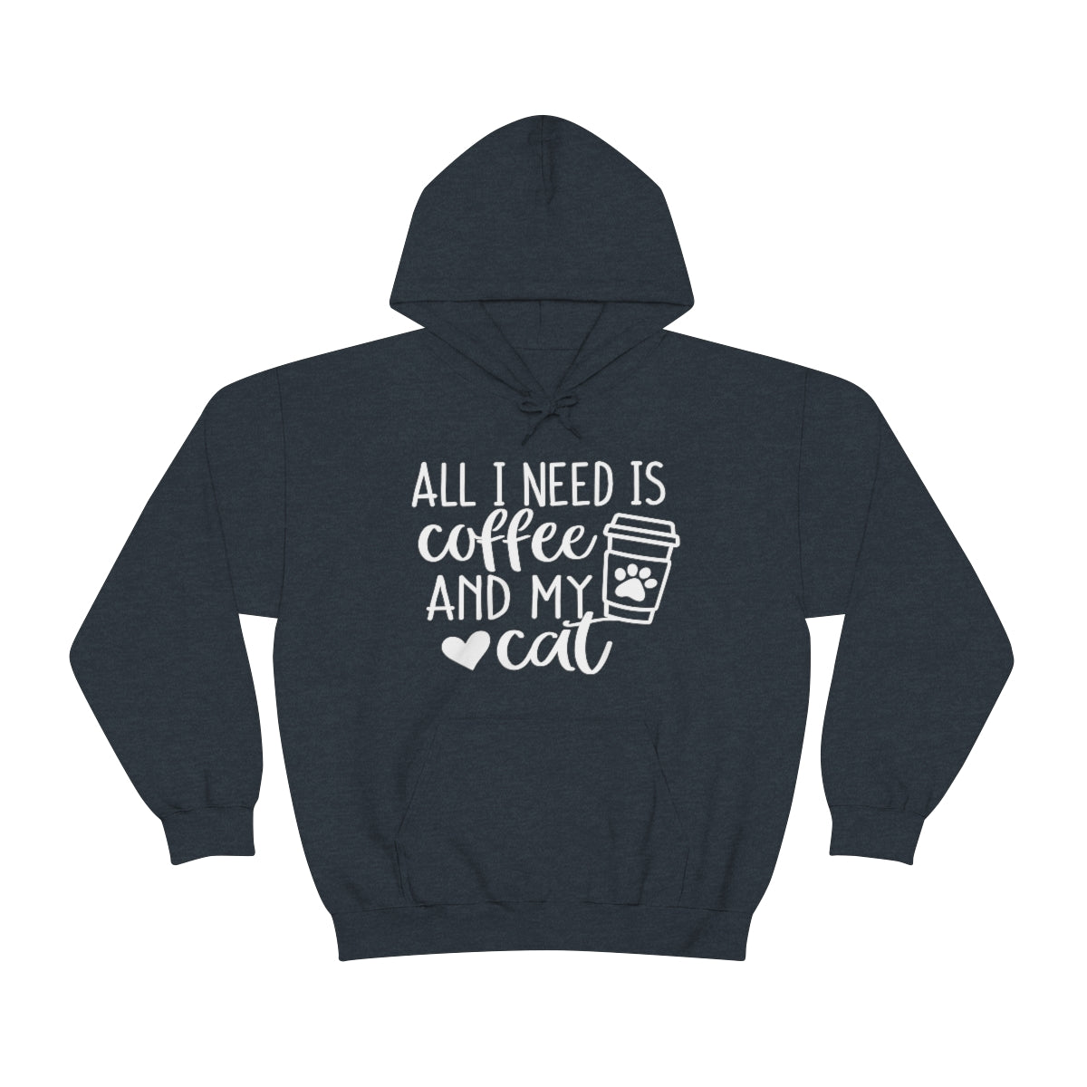 P- All I Need Is Coffee and My Cat Hoodie