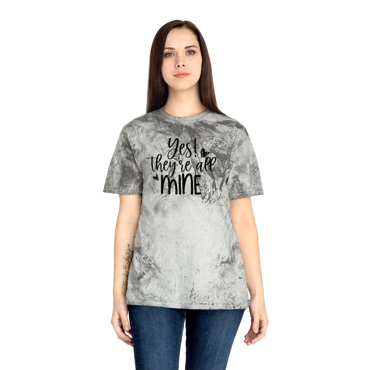 M- Yes They're All Mine Color Blast Tee