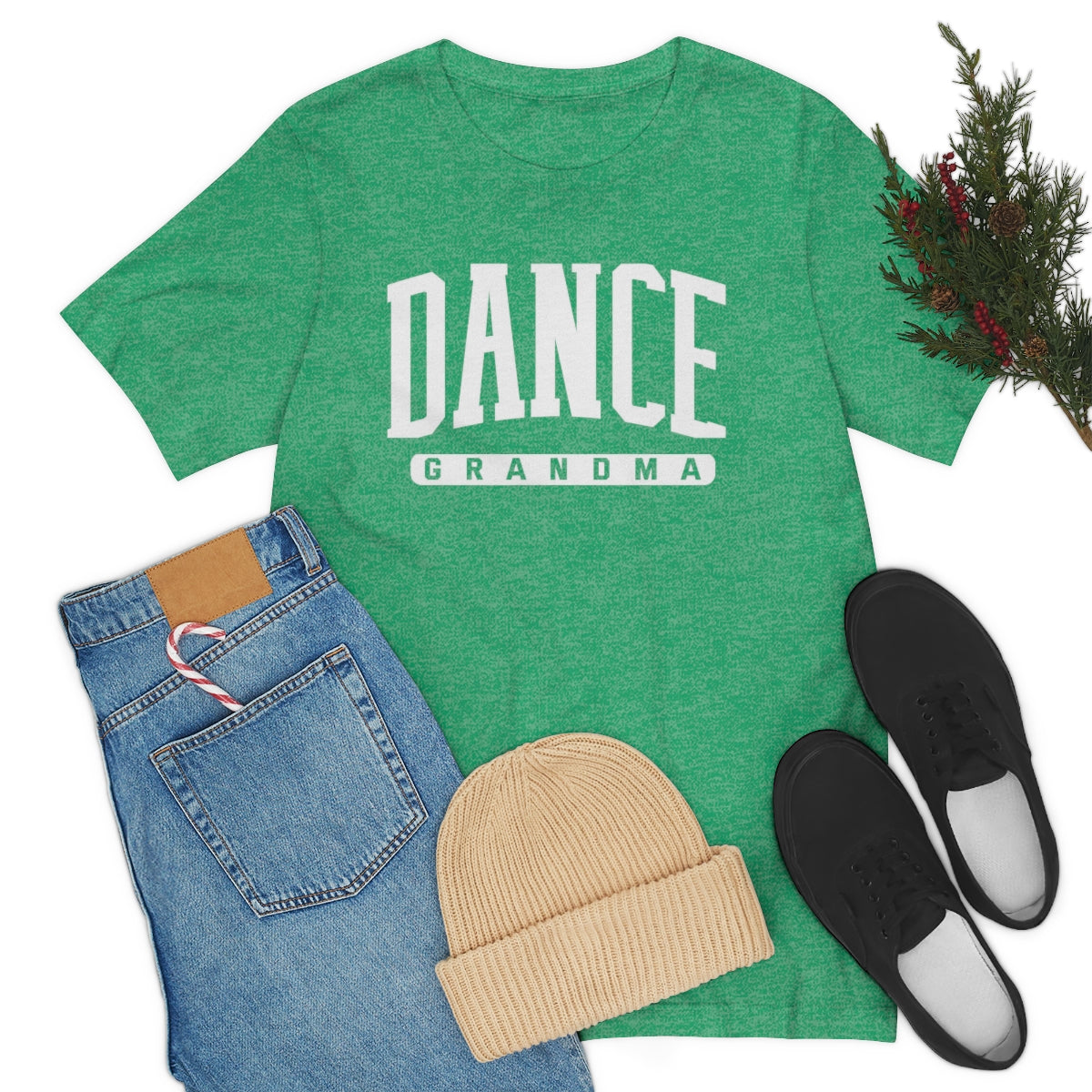 D- Dance Grandma White Font Tee