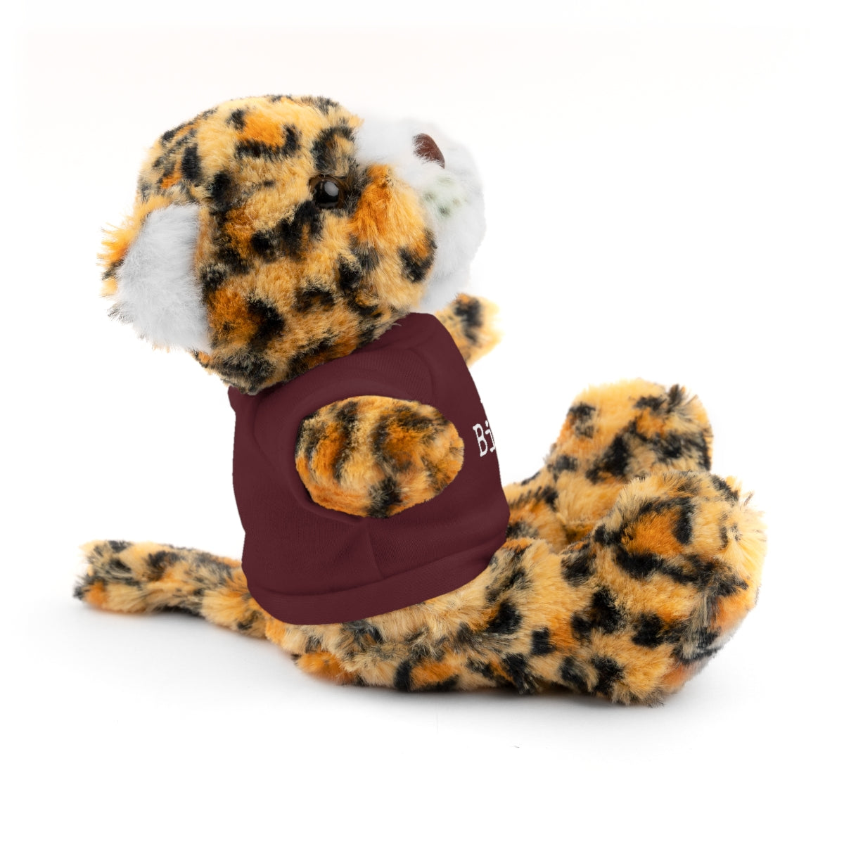 SA- Happy Birthday White Font Stuffed Animals with Tee