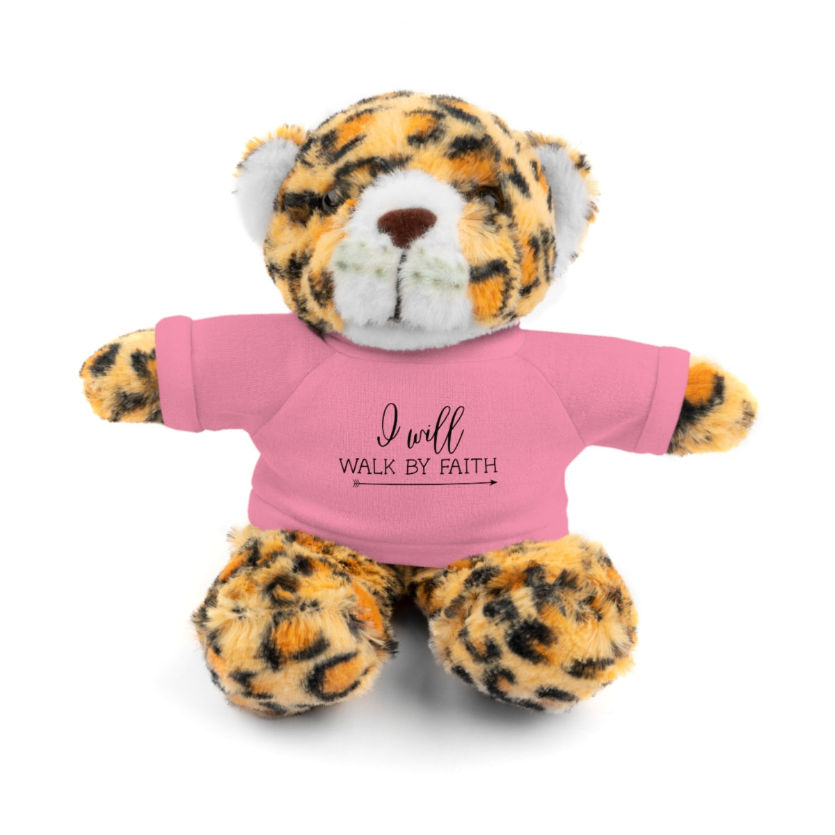 C- I Will Walk By Faith Stuffed Animals with Tee