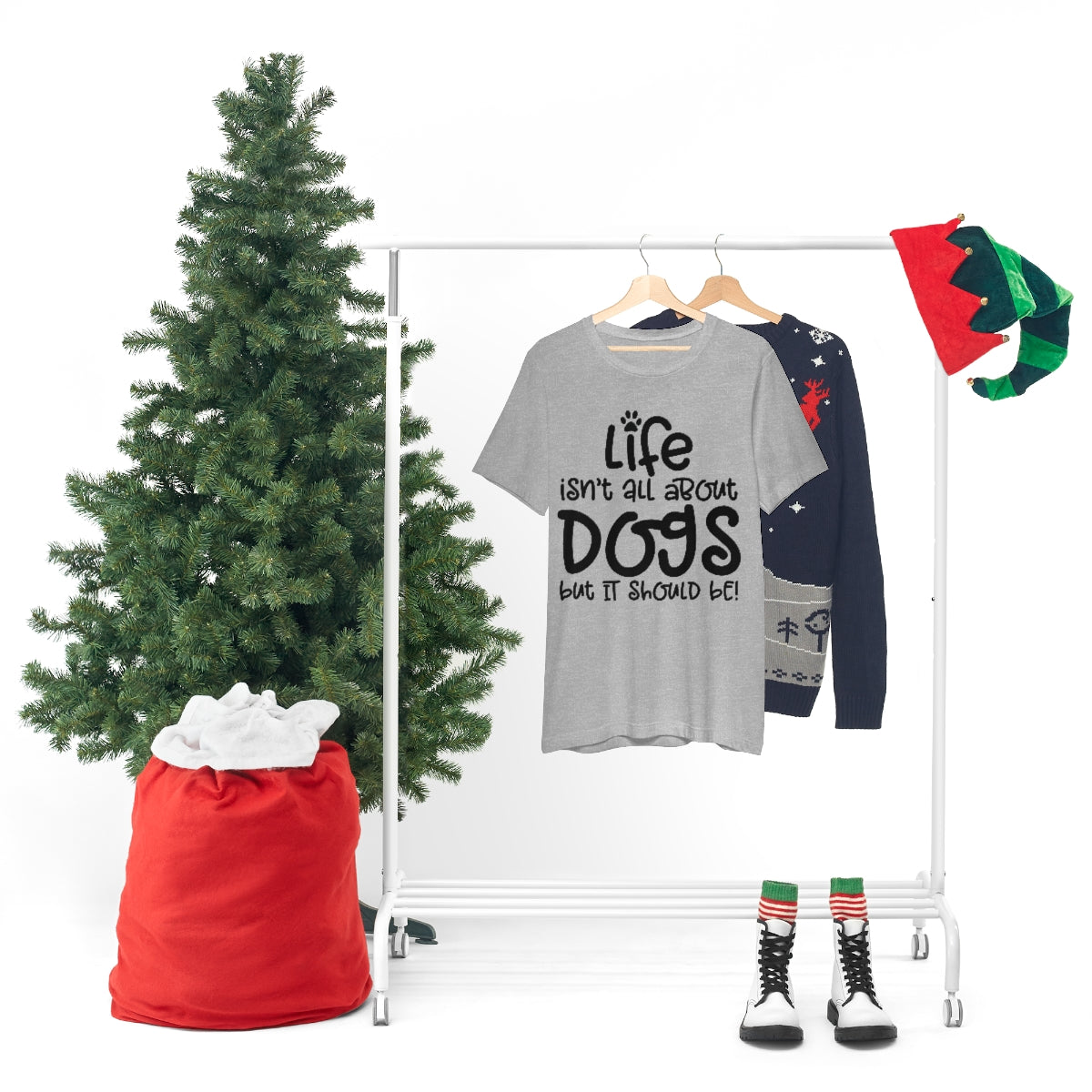 P- Life Isn't All About Dogs Tee