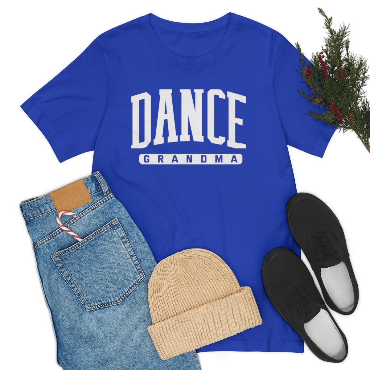 D- Dance Grandma White Font Tee