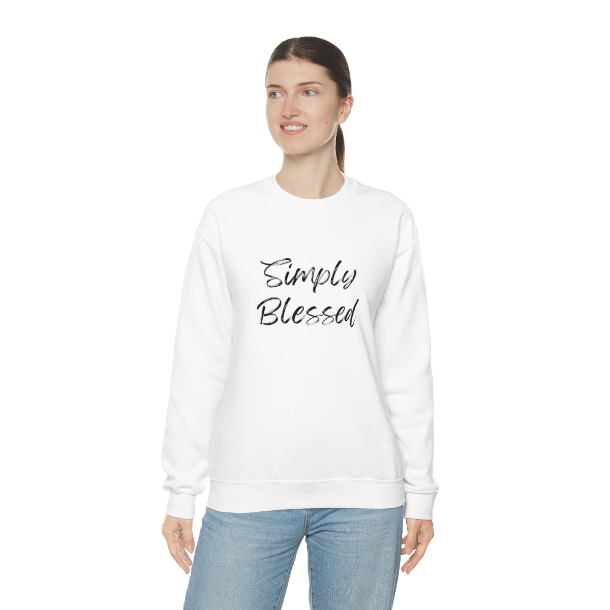 C- Simply Blessed Crewneck Sweatshirt