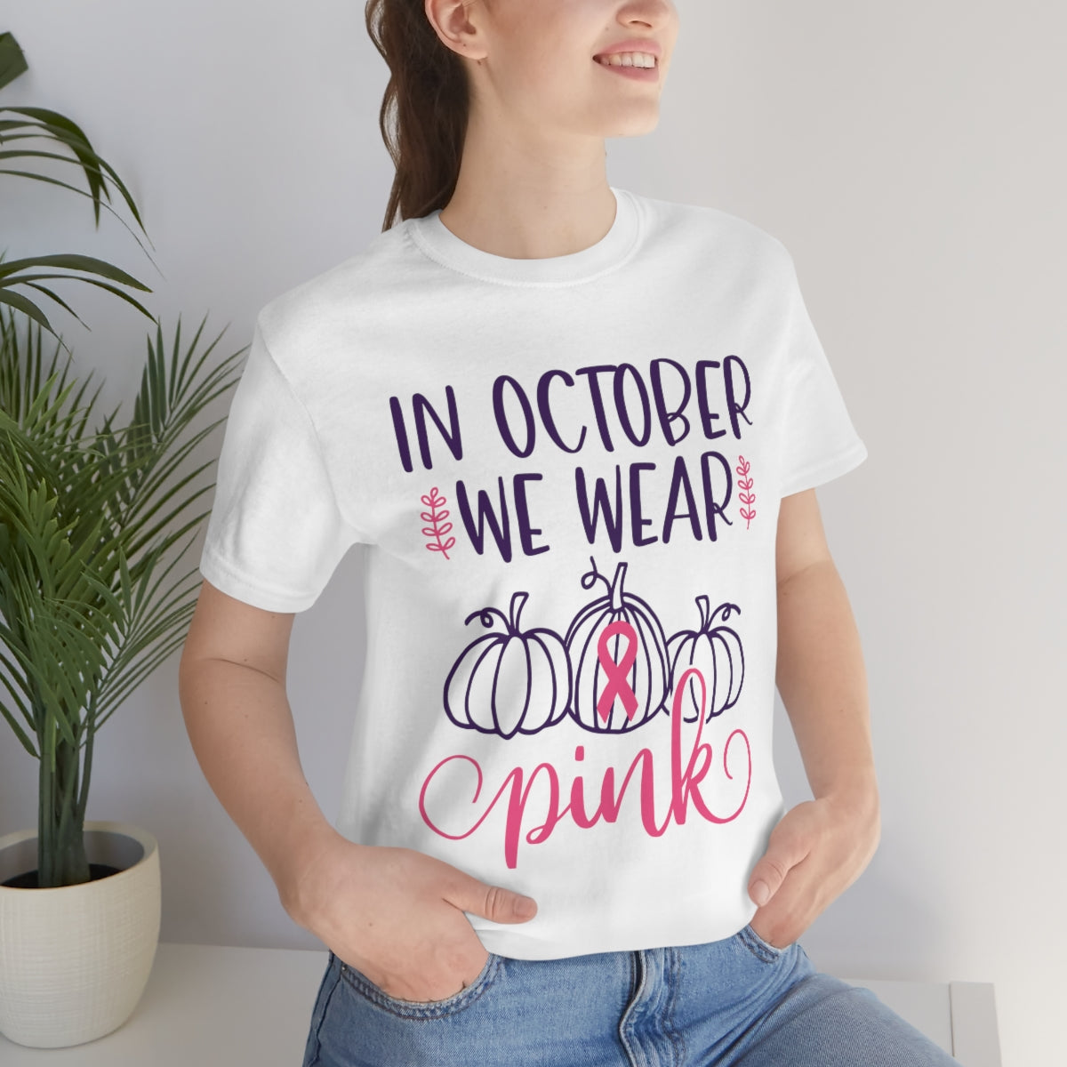 CAN- In October We Wear Pink Tee
