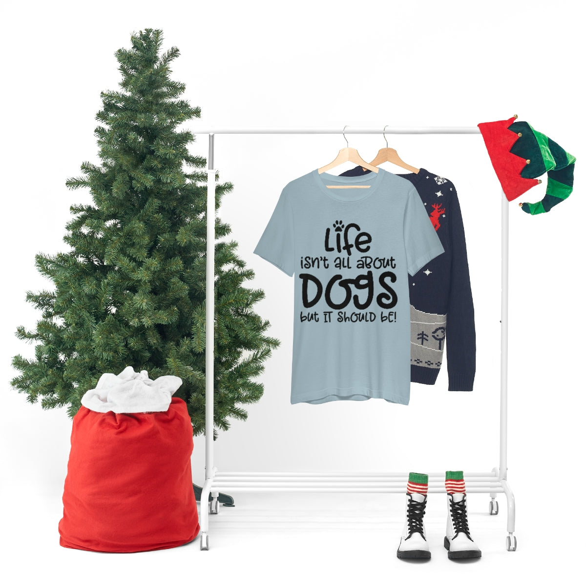 P- Life Isn't All About Dogs Tee