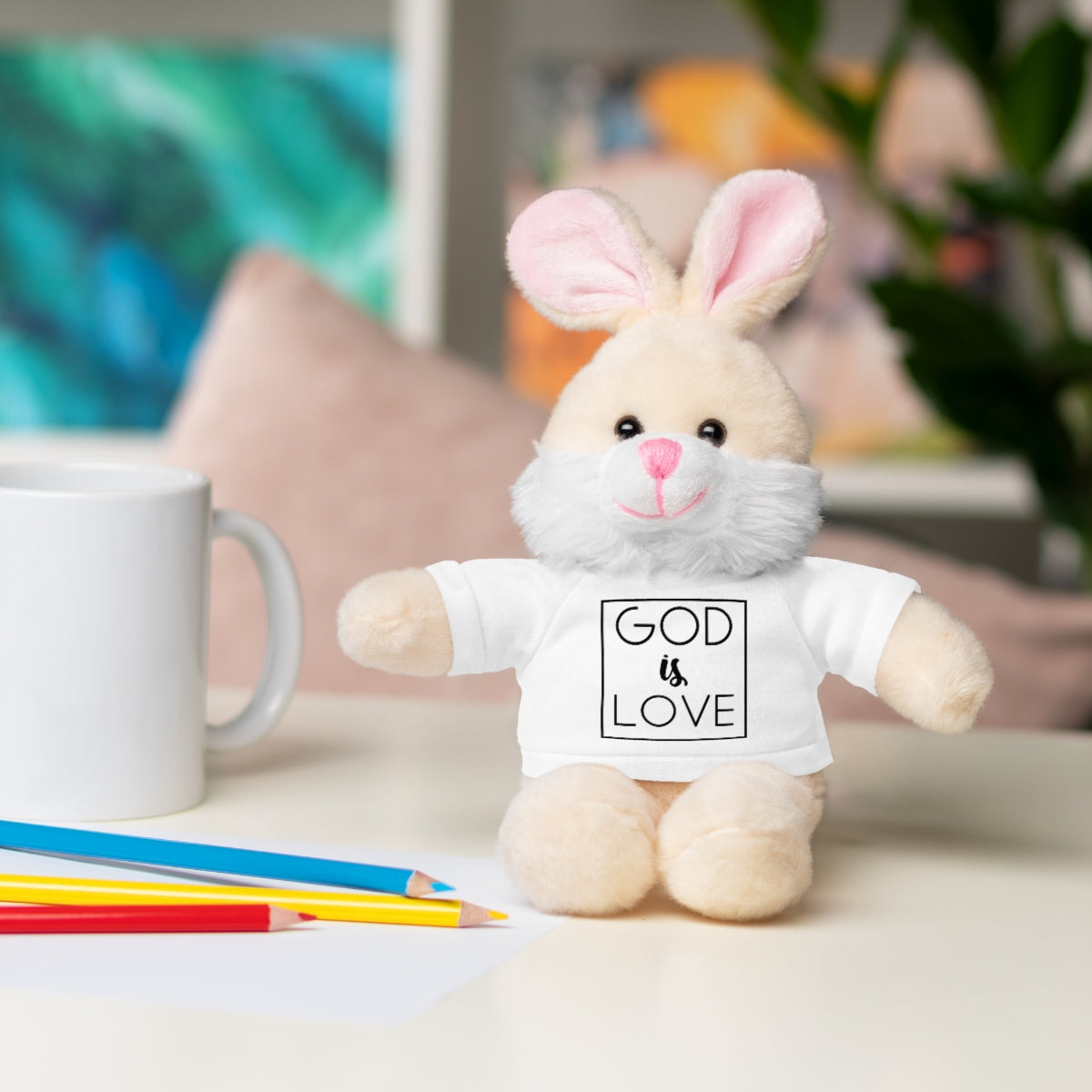 C- God Is Love Stuffed Animals with Tee
