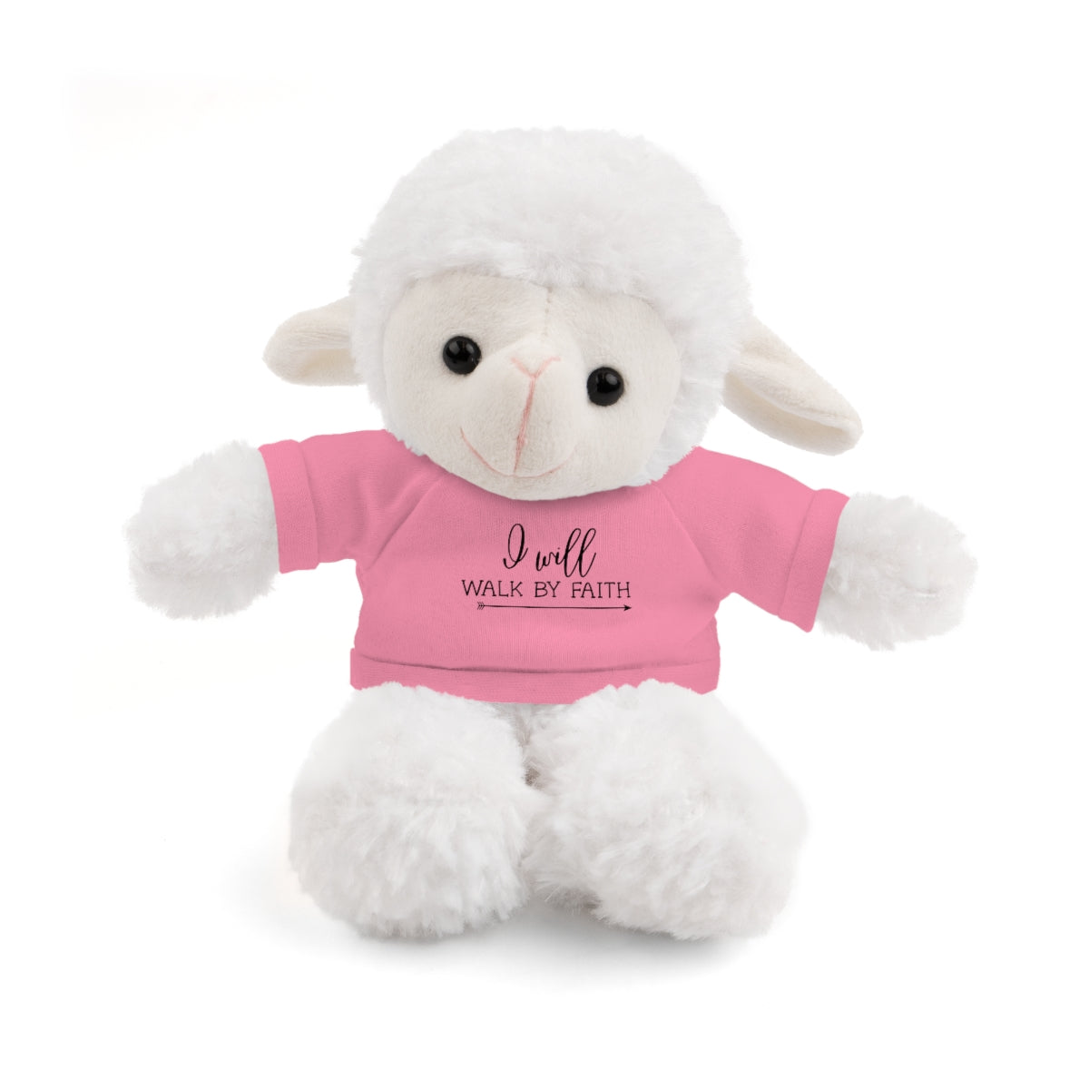 C- I Will Walk By Faith Stuffed Animals with Tee