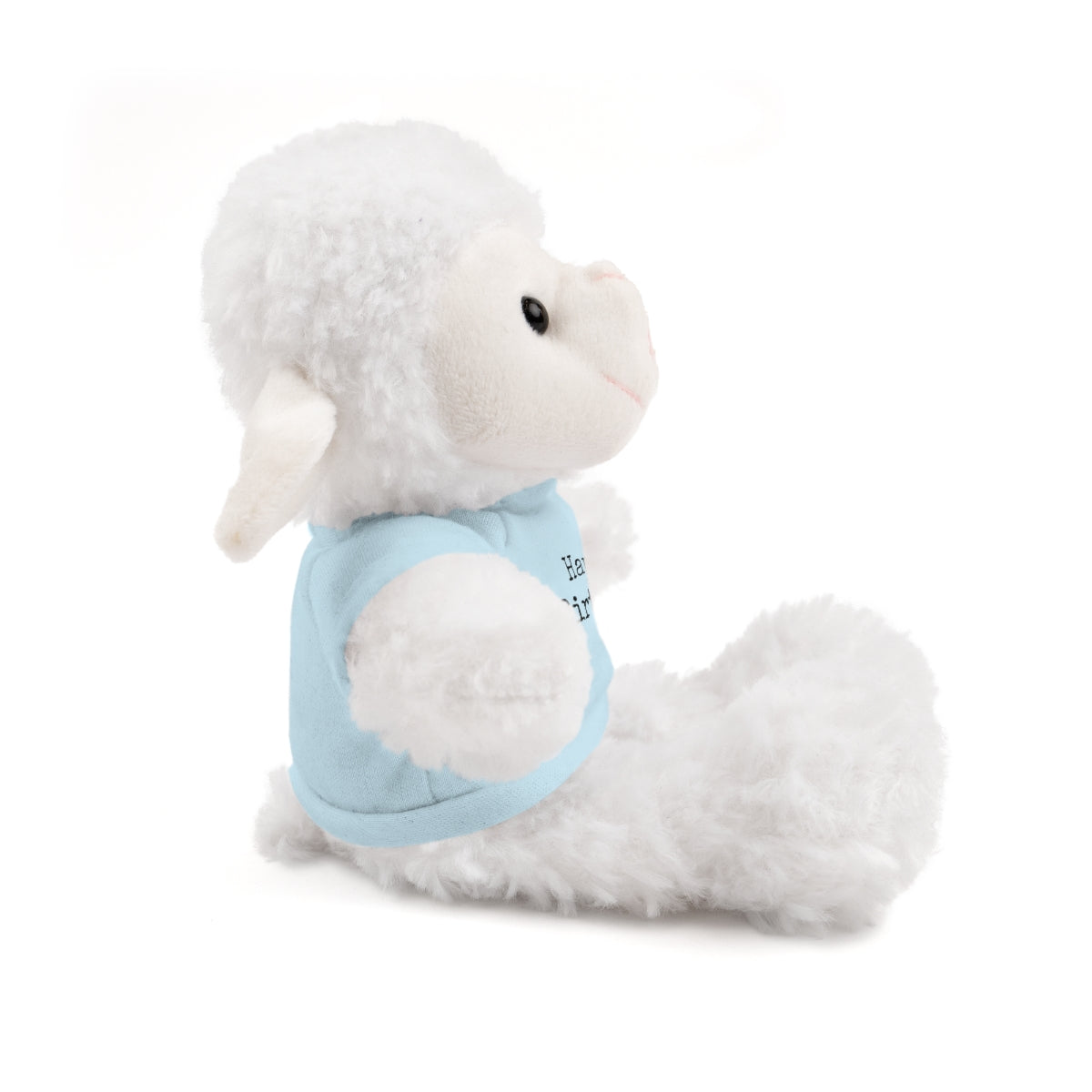 SA- Happy Birthday Black Font Stuffed Animals with Tee