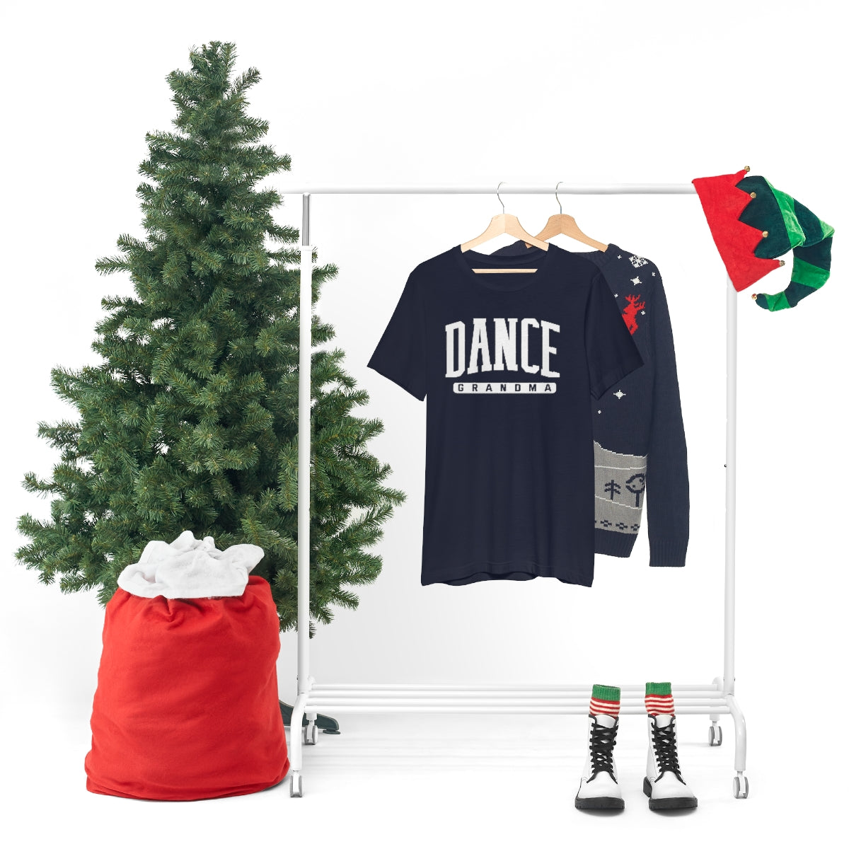 D- Dance Grandma White Font Tee