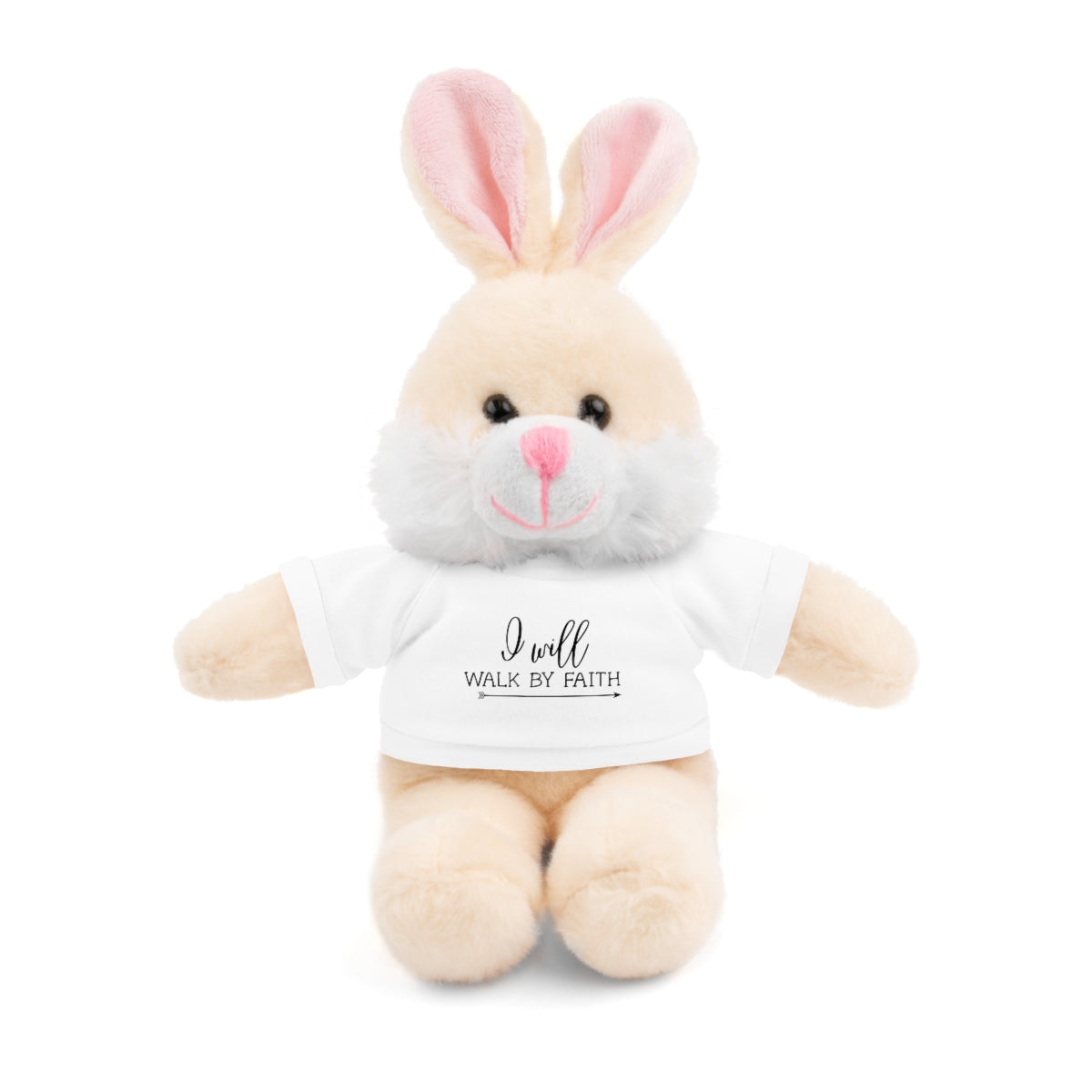 C- I Will Walk By Faith Stuffed Animals with Tee