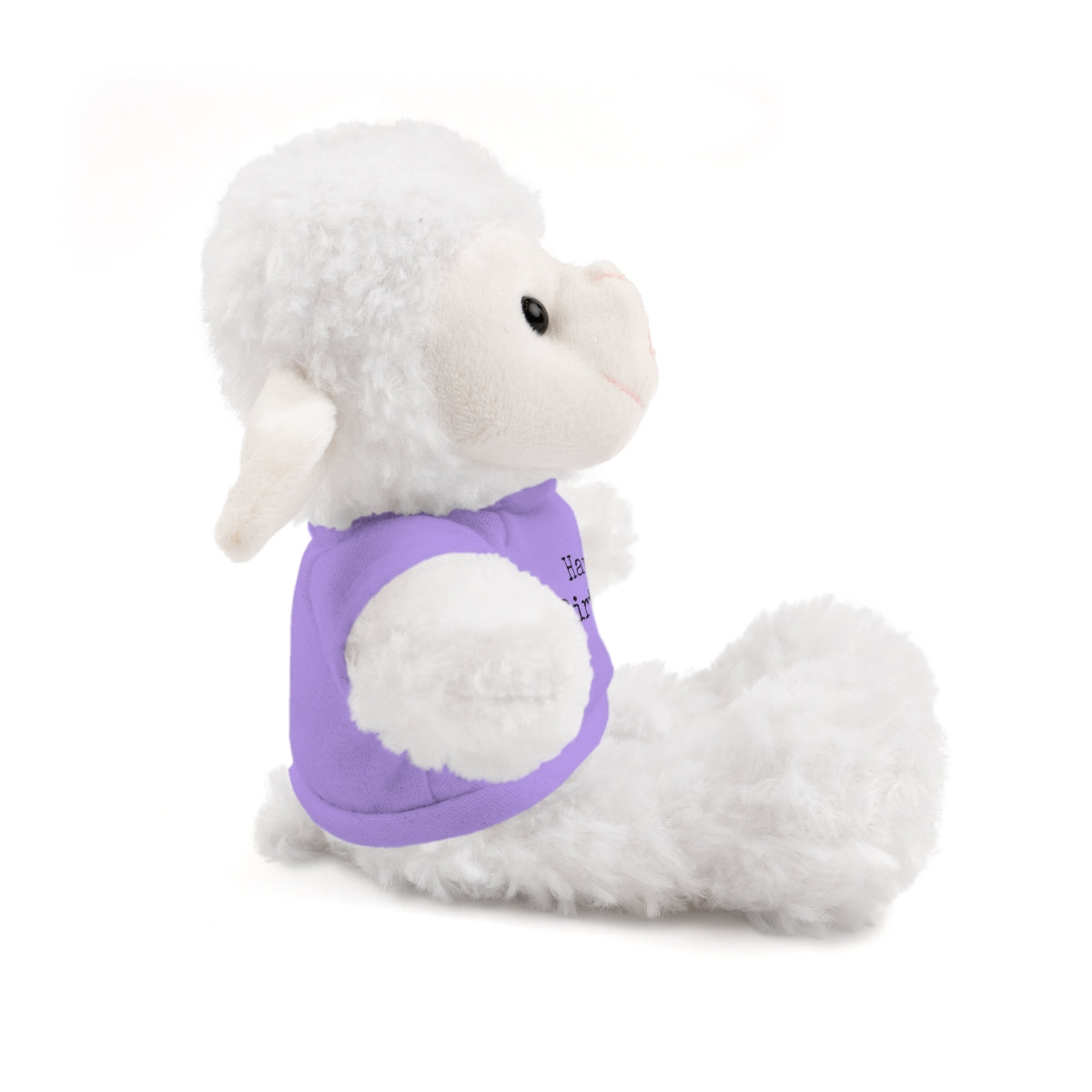 SA- Happy Birthday Black Font Stuffed Animals with Tee