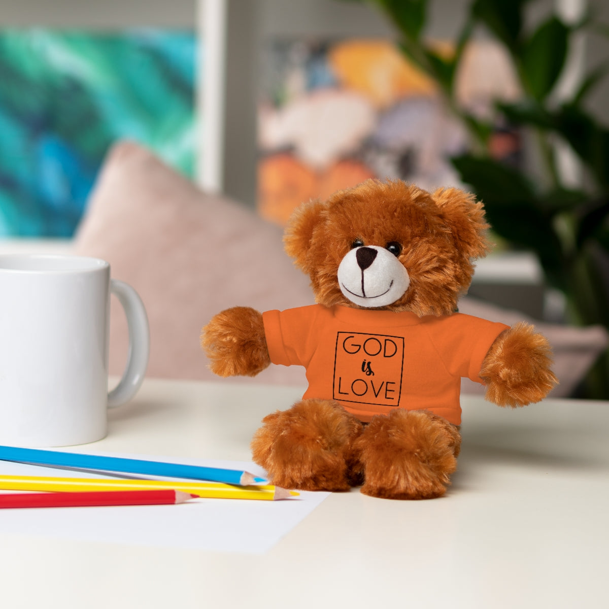 C- God Is Love Stuffed Animals with Tee