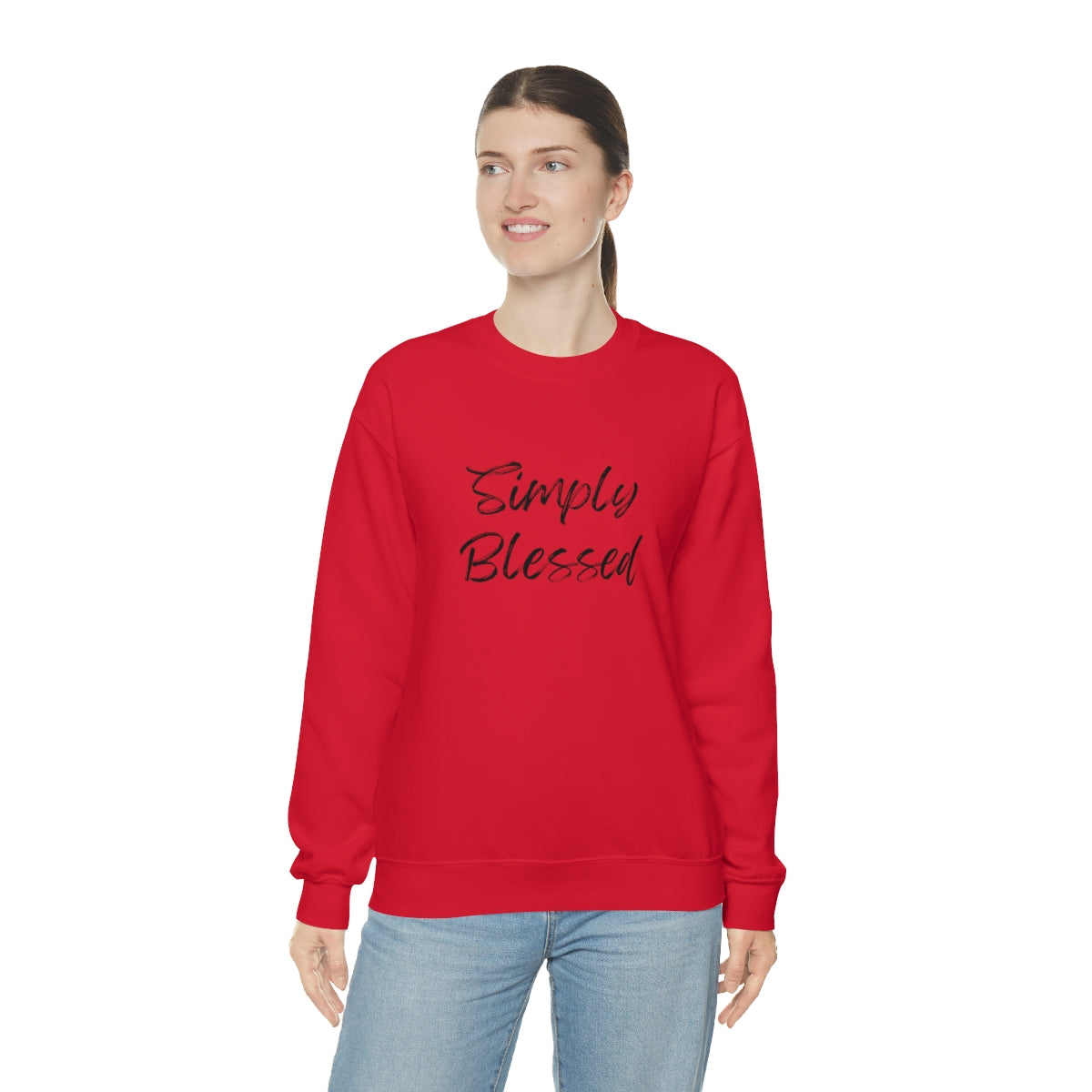 C- Simply Blessed Crewneck Sweatshirt