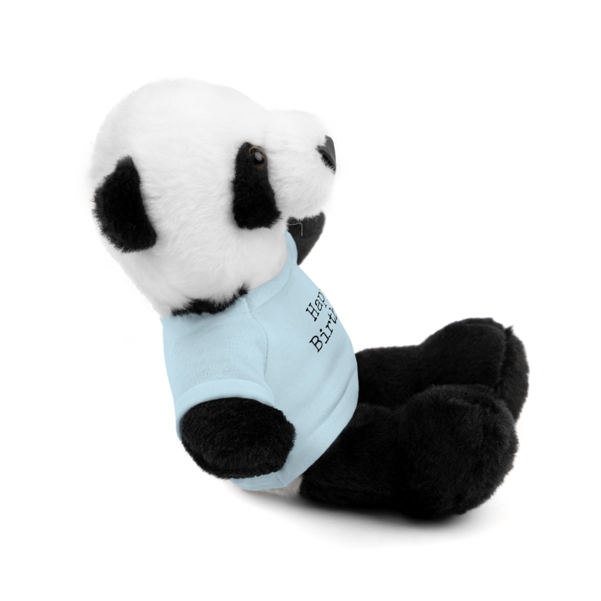 SA- Happy Birthday Black Font Stuffed Animals with Tee
