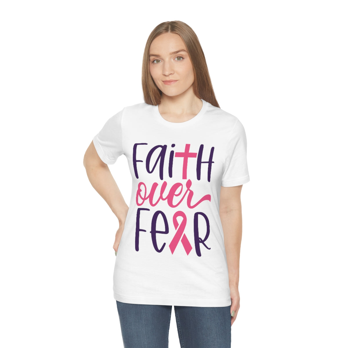CAN- Faith Over Fear Cancer  Tee