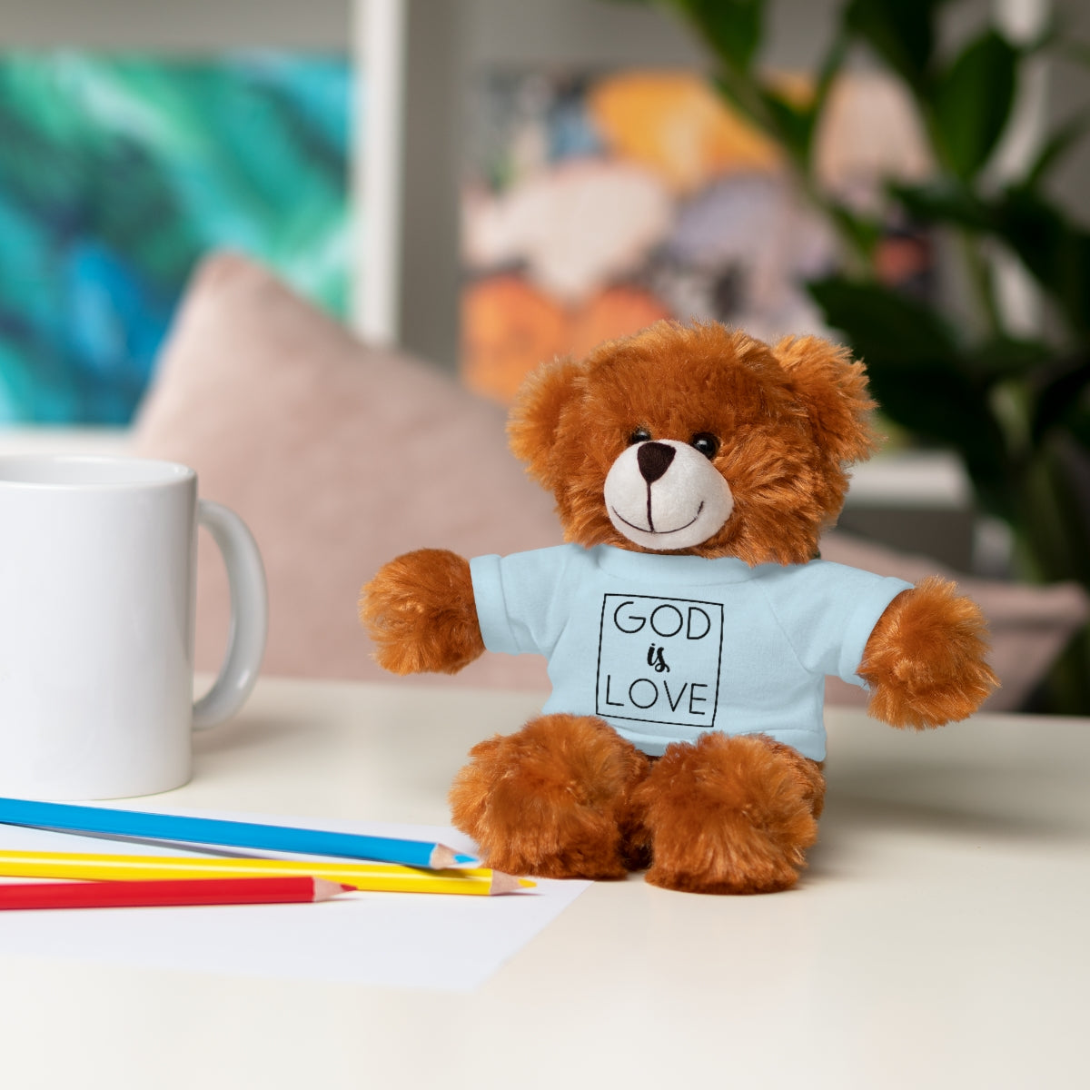 C- God Is Love Stuffed Animals with Tee