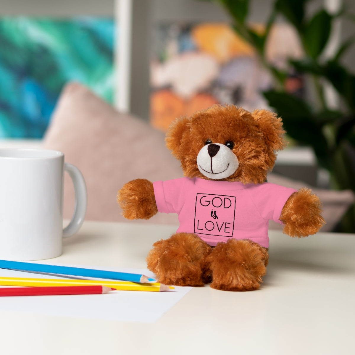 C- God Is Love Stuffed Animals with Tee