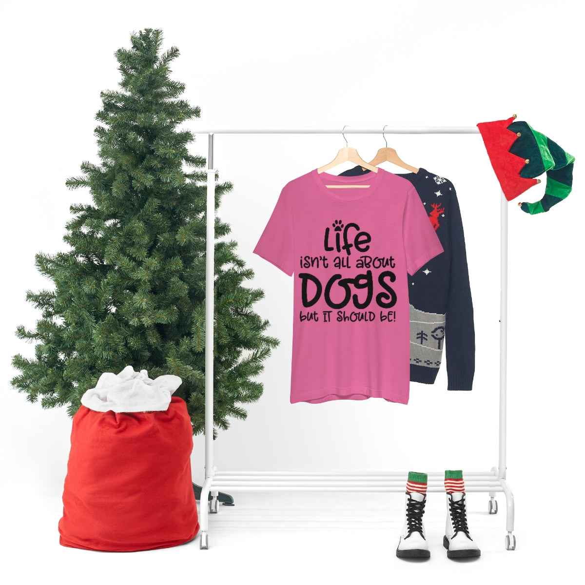 P- Life Isn't All About Dogs Tee