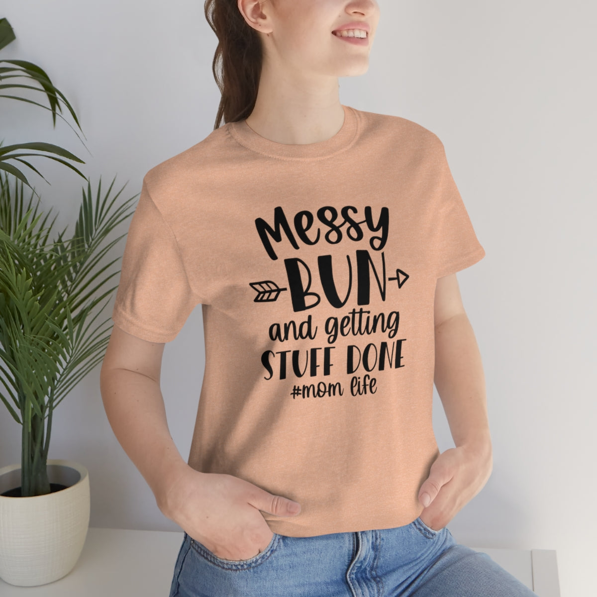 M- Messy Bun Tee