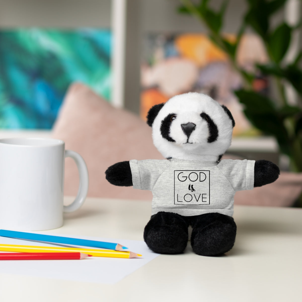 C- God Is Love Stuffed Animals with Tee
