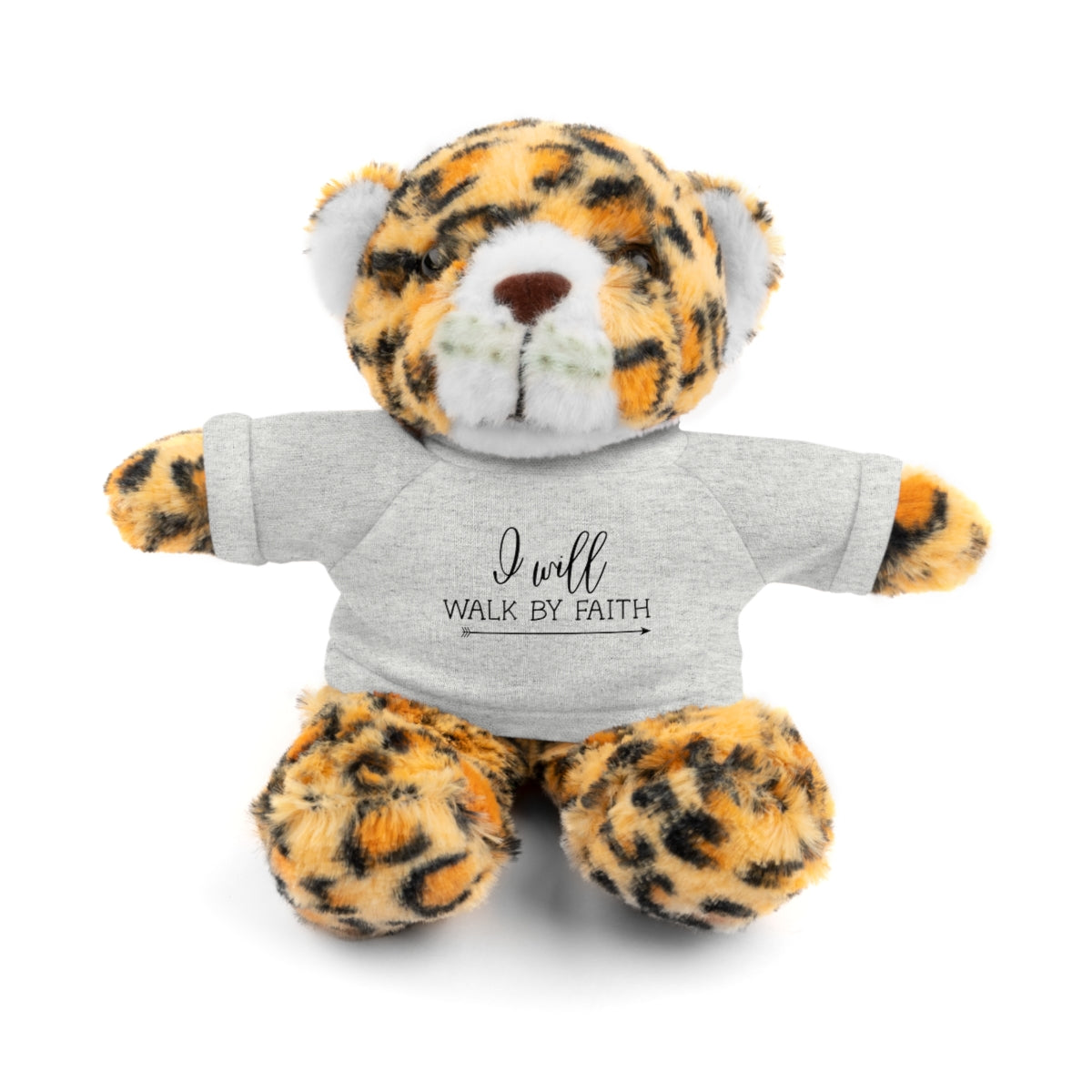 C- I Will Walk By Faith Stuffed Animals with Tee