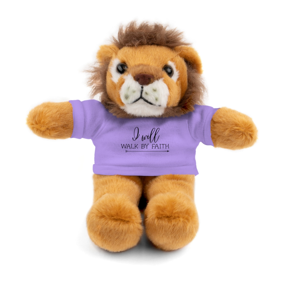 C- I Will Walk By Faith Stuffed Animals with Tee