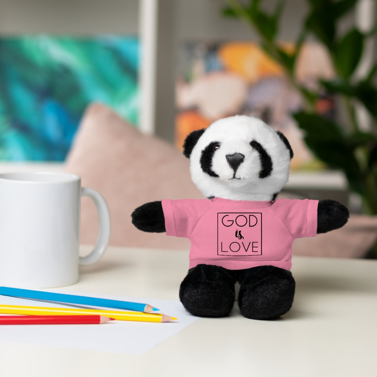 C- God Is Love Stuffed Animals with Tee