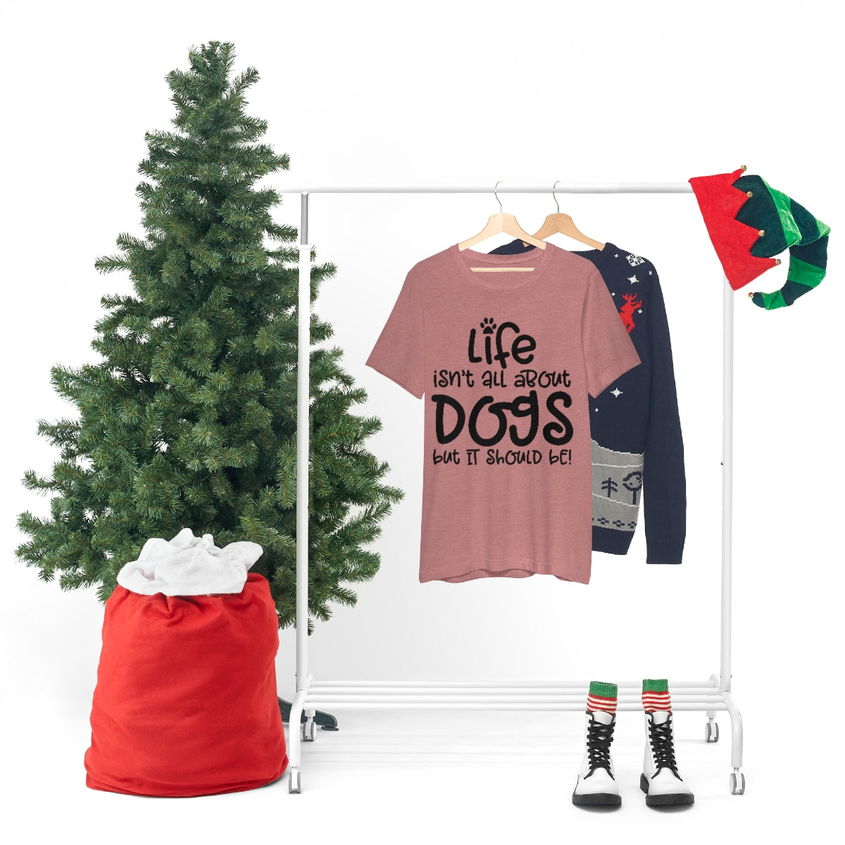 P- Life Isn't All About Dogs Tee