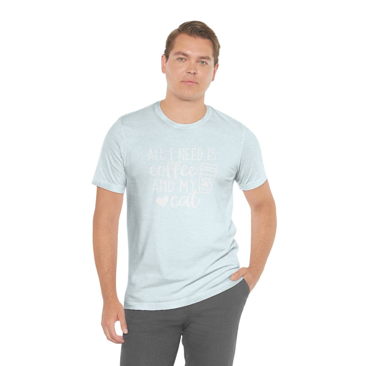 P- All I Need is Coffee and My Cat Tee