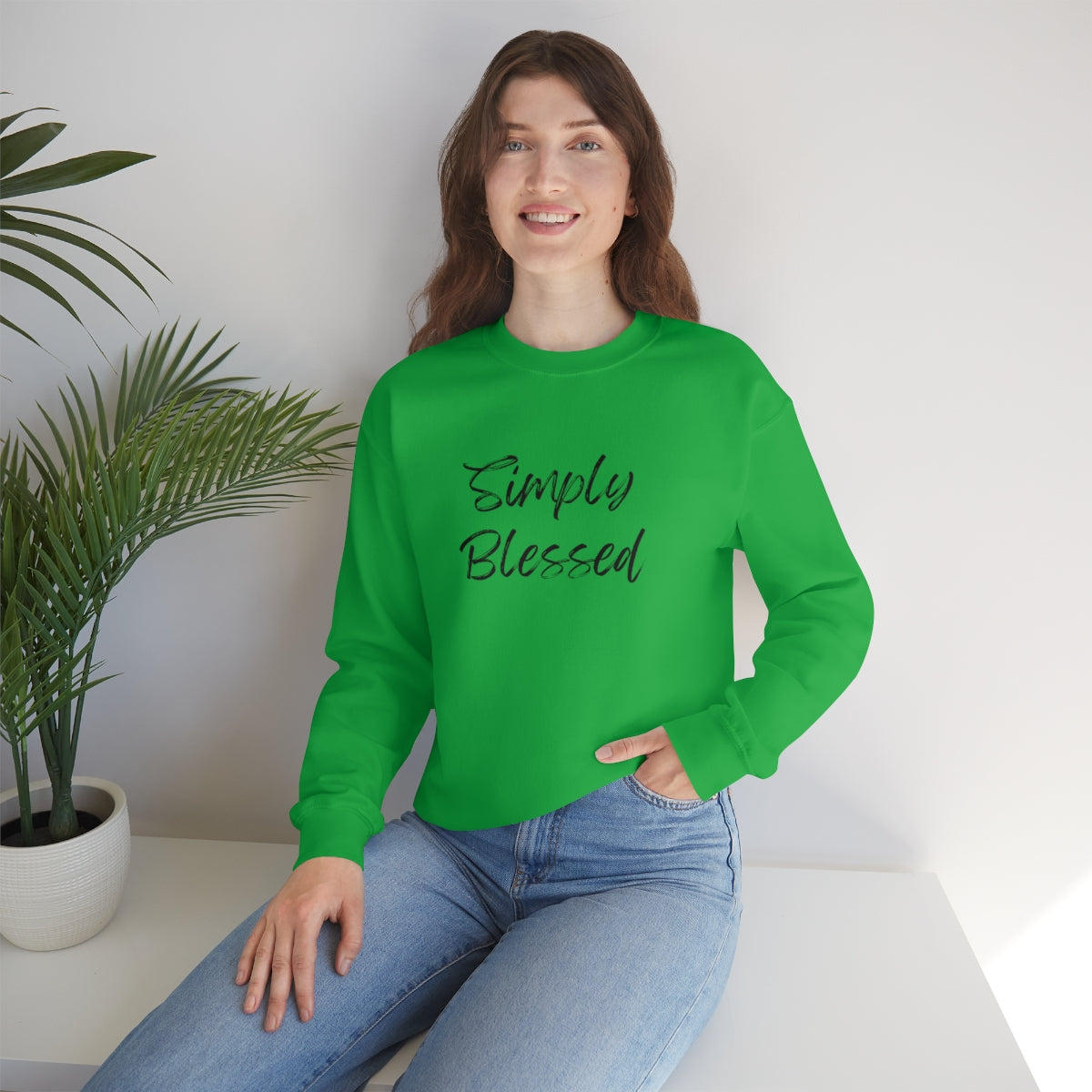 C- Simply Blessed Crewneck Sweatshirt