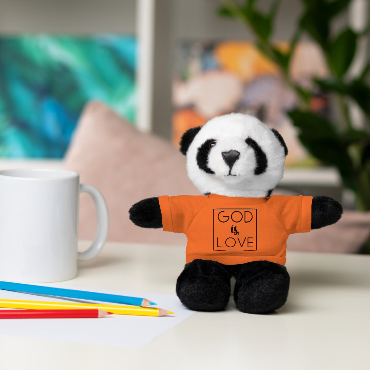 C- God Is Love Stuffed Animals with Tee