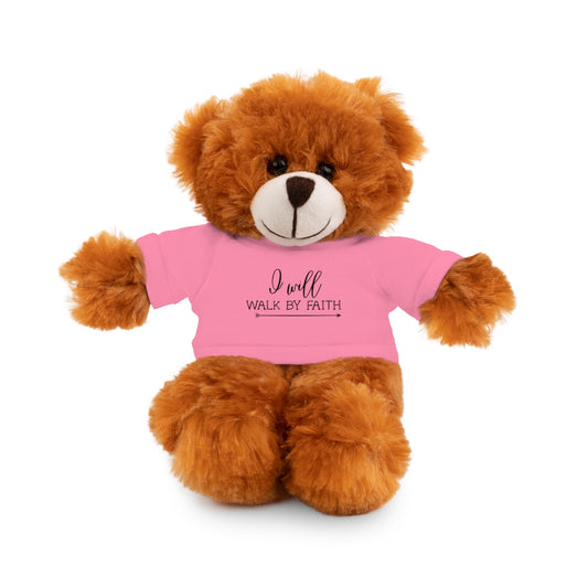 C- I Will Walk By Faith Stuffed Animals with Tee