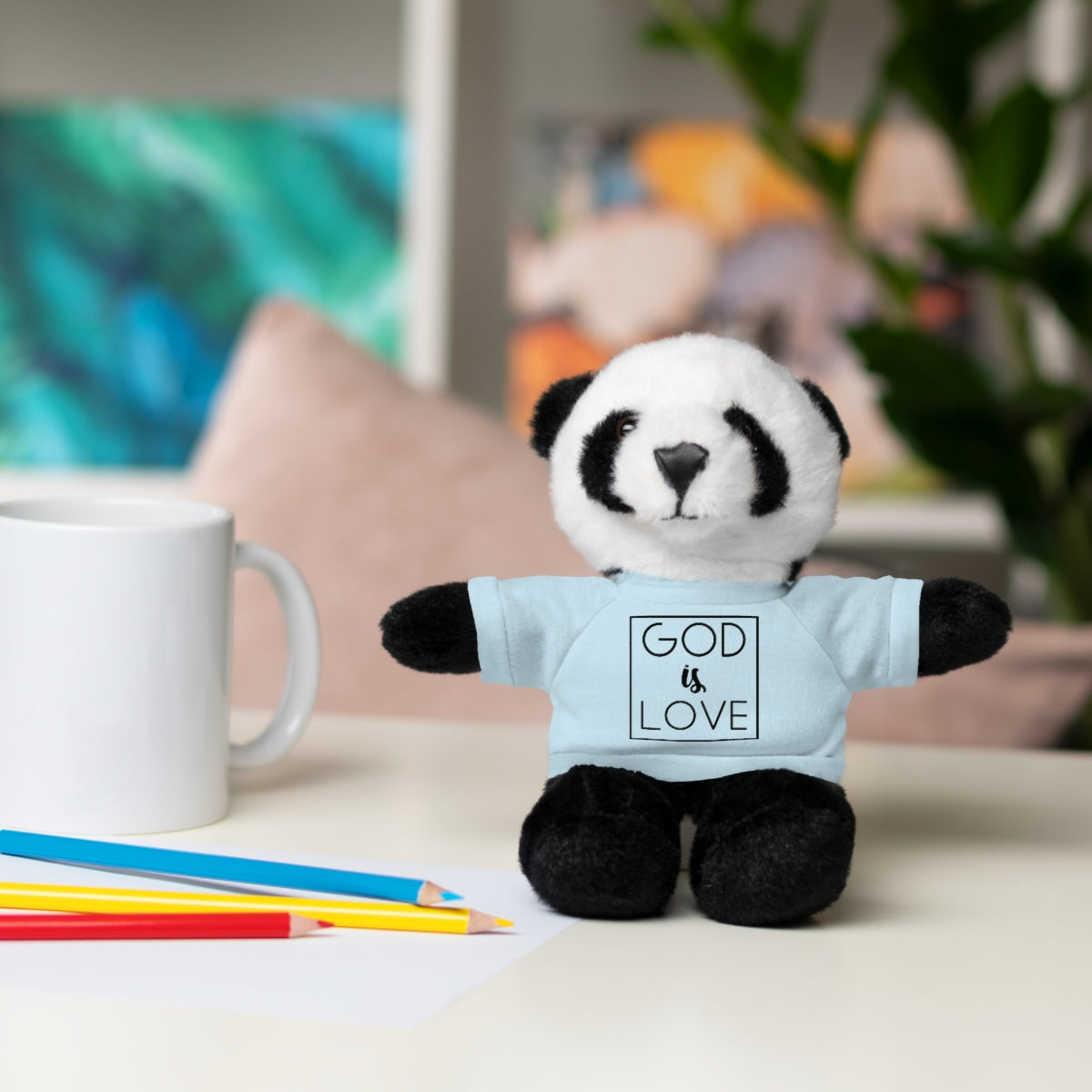 C- God Is Love Stuffed Animals with Tee