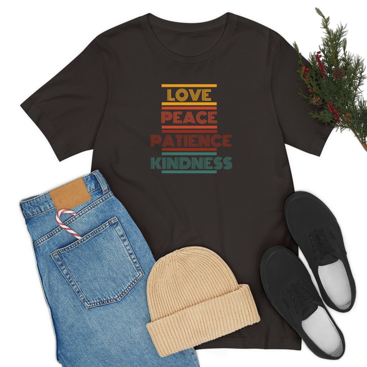 C- Love Peace Patience Tee
