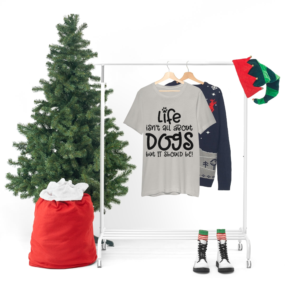 P- Life Isn't All About Dogs Tee