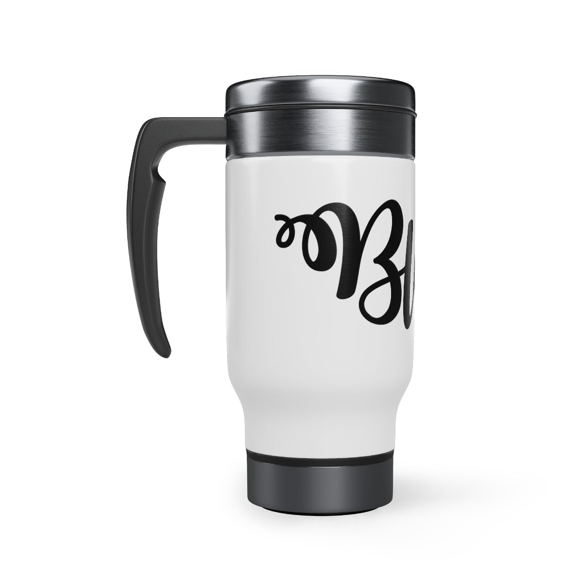 C- Blessed Stainless Steel Travel Mug with Handle, 14oz