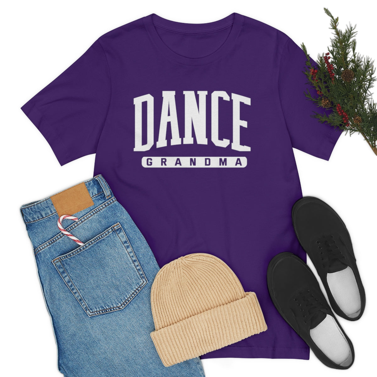 D- Dance Grandma White Font Tee
