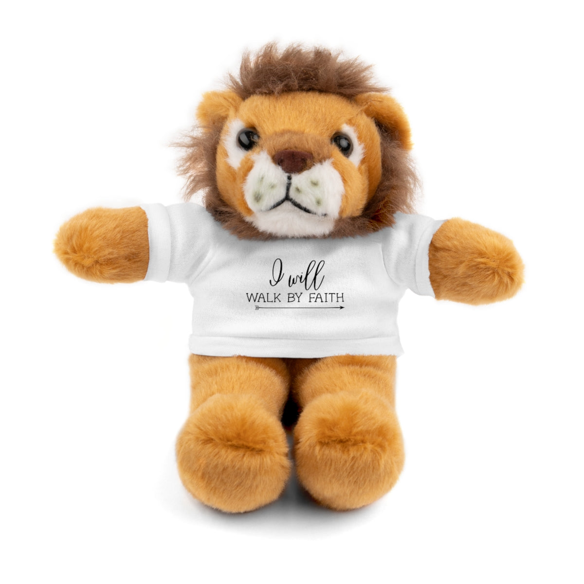 C- I Will Walk By Faith Stuffed Animals with Tee