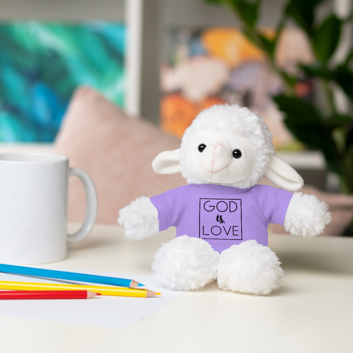 C- God Is Love Stuffed Animals with Tee